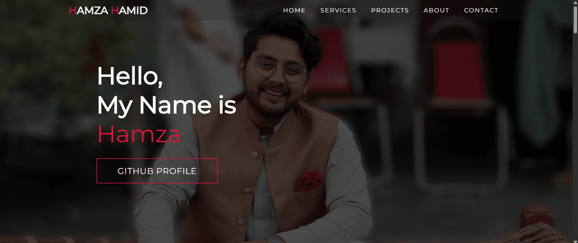 HTML/CSS Portfolio screenshot